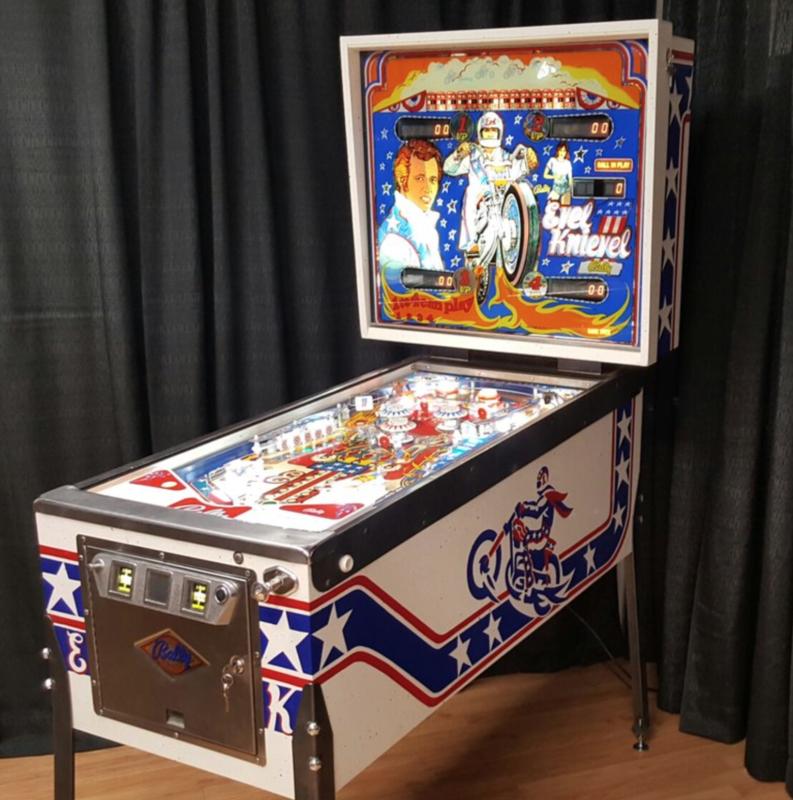 Evel Knievel Pinball Machine Pinball MFS